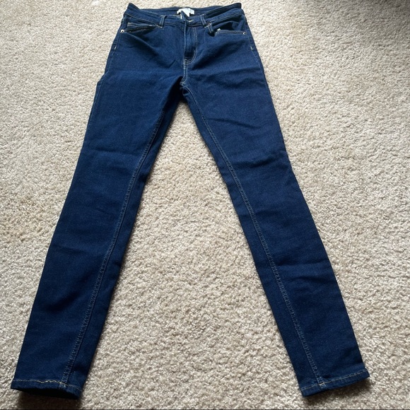 H&M Denim - H&M Jeans Womens size 6 Jegging Blue Denim Skinny Stretch Pull On Casual